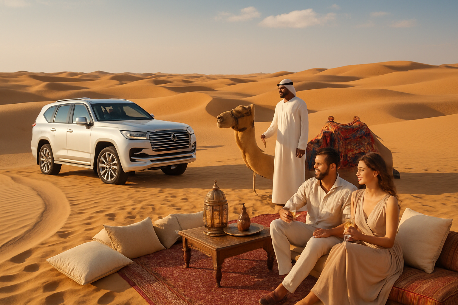 Luxury desert safari adventure near Dubai