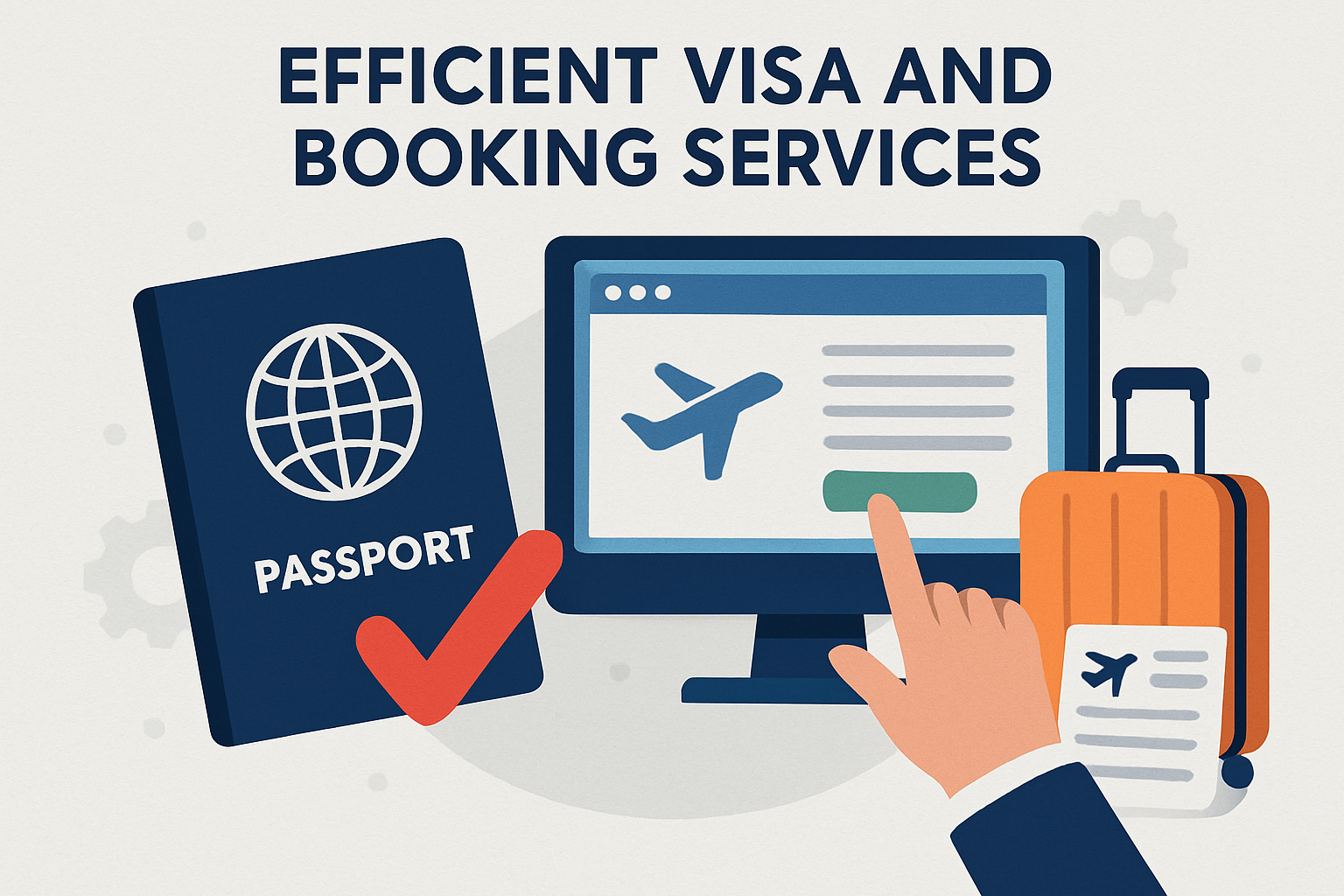 Efficient visa and booking services